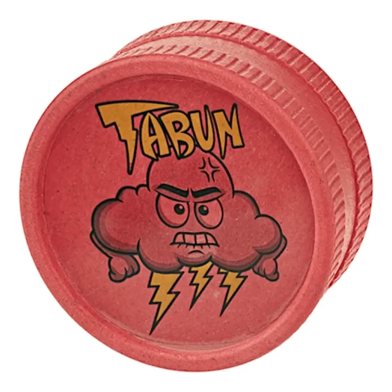 Młynek konopny Tabun 2 częściowy 55mm bio czerwony