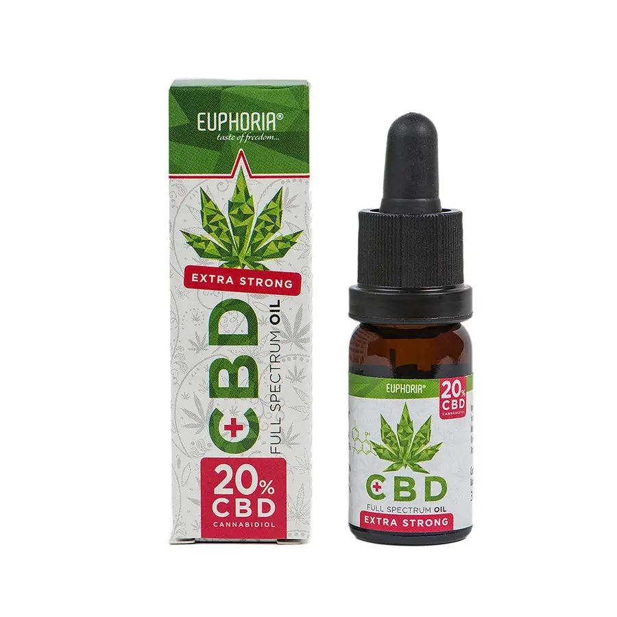 Olej konopny 20% cbd extra strong Euphoria 10 ml