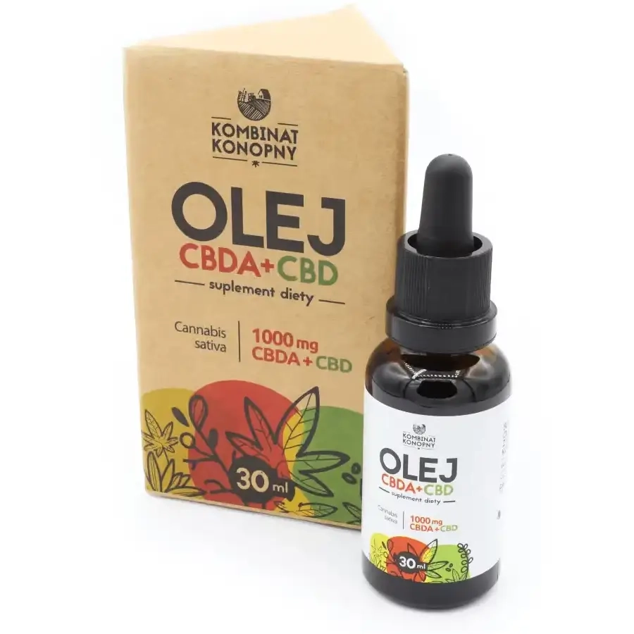 Olej konopny CBDA+CBD 30 ml – Najszersze spektrum kannabinoidów