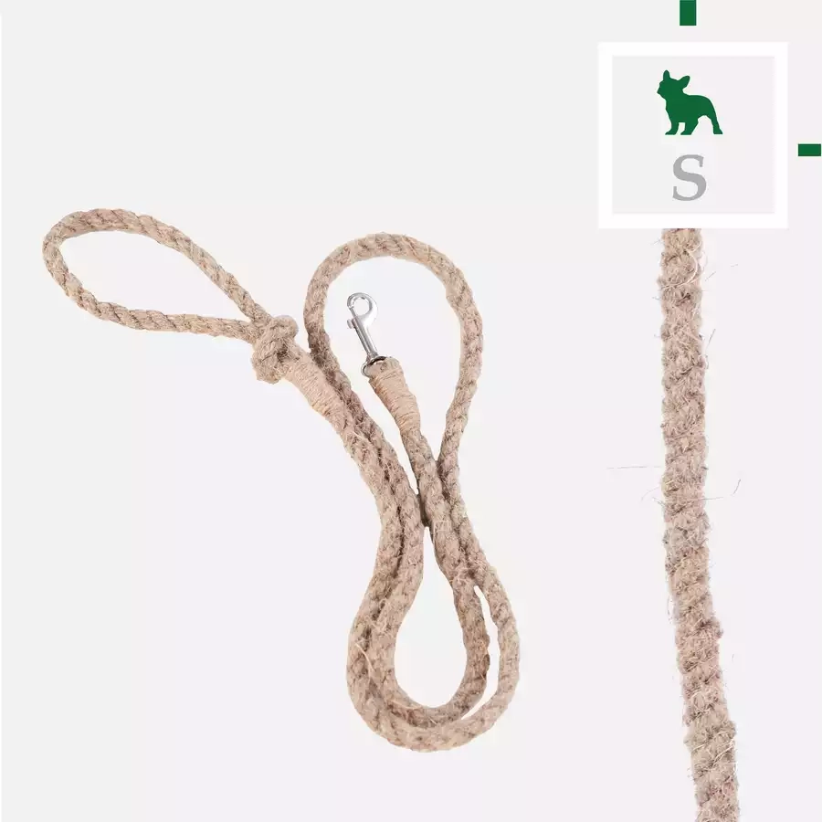 Smycz z liny konopnej