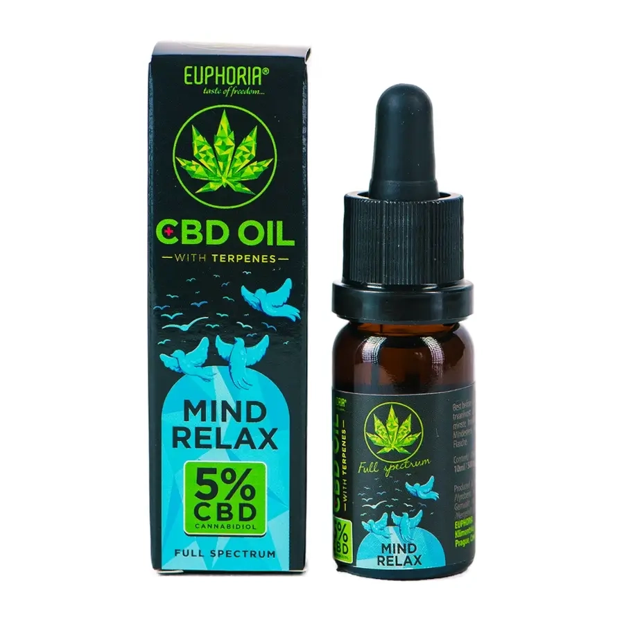 Olej konopny 5% cbd mind relax Euphoria 10ml