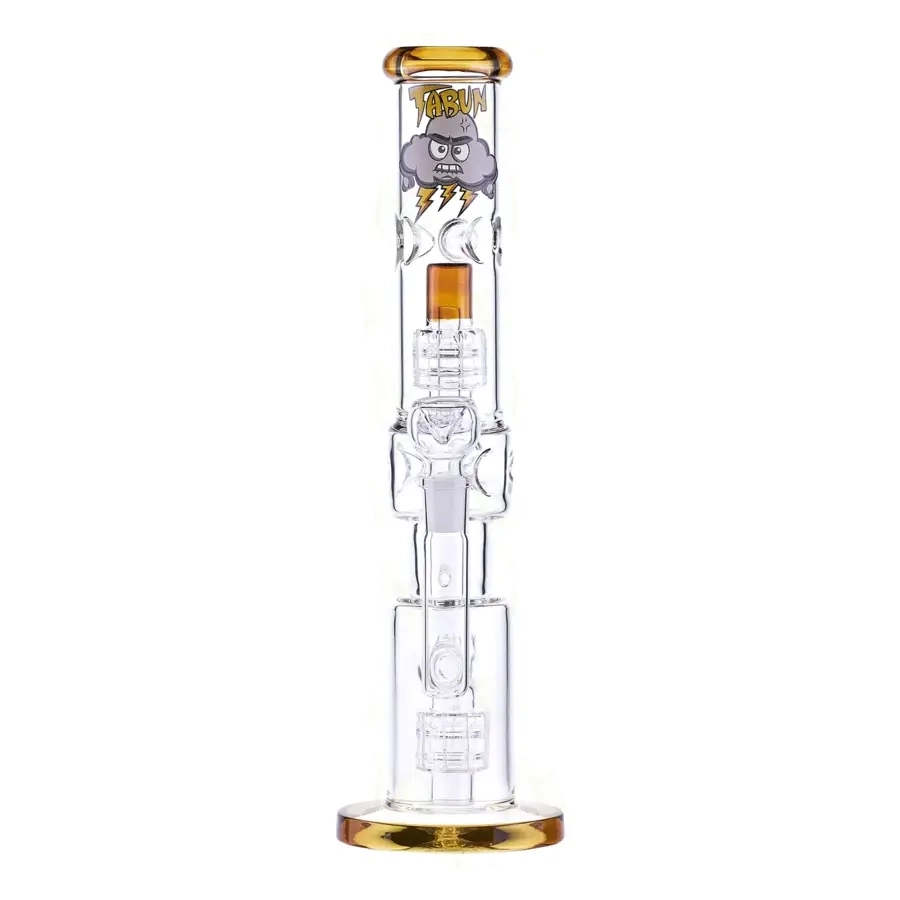 Bongo szklane Tabun paliwo rakietowe pomarańczowe 36 cm