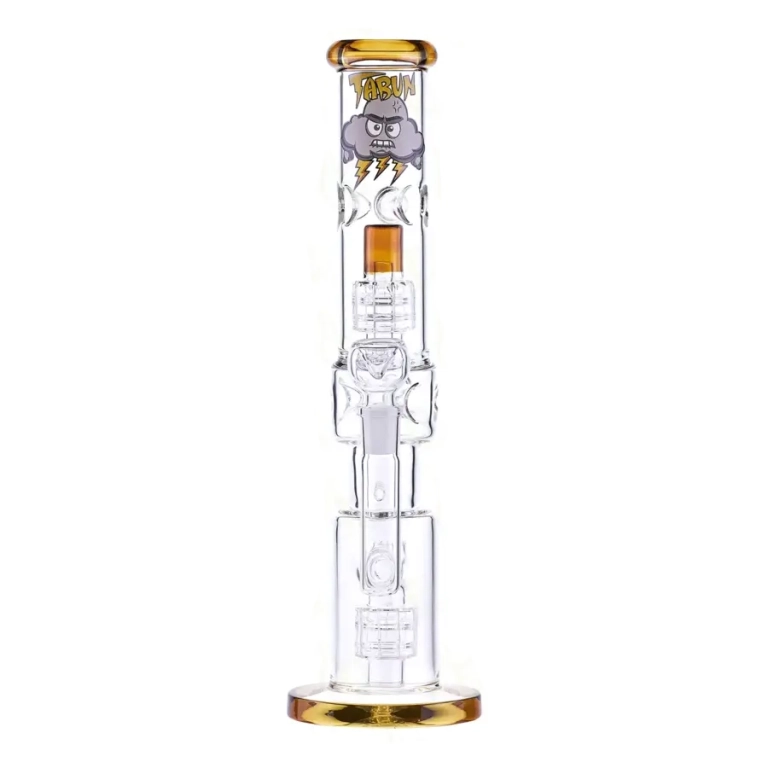 Bongo szklane Tabun paliwo rakietowe pomarańczowe 36 cm