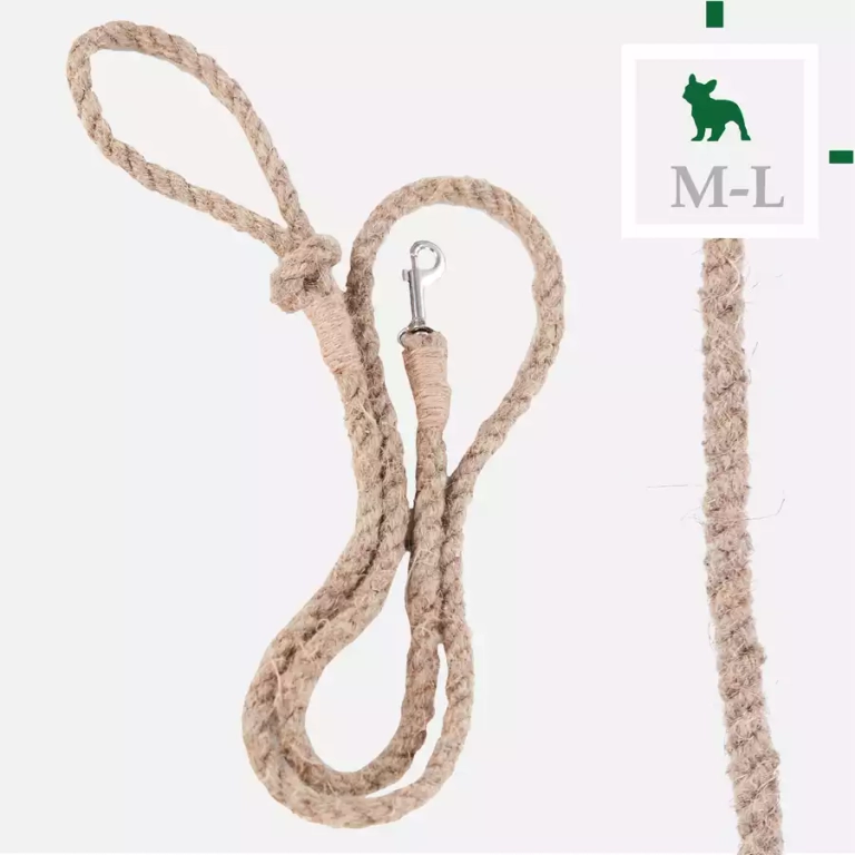 Smycz z liny konopnej