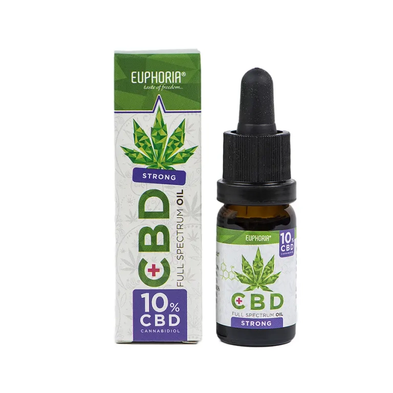 Olej konopny 10% cbd strong Euphoria 10 ml