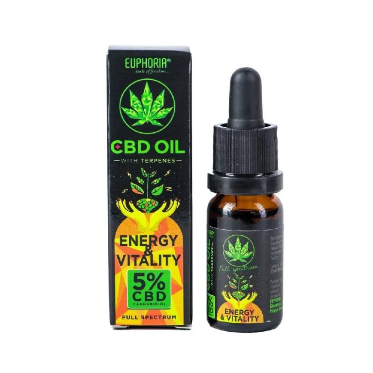 Olej konopny 5% cbd energy & vitality Euphoria 10ml